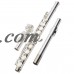 GHP 16 Closed-Hole-Keys C Key Silver Cupronickel Body Flute with Hardshell Case   